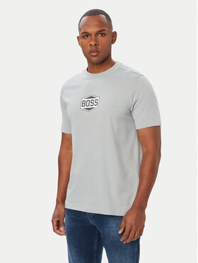 BOSS BOSS Camiseta Logo Tape2 50574200 Gris Regular Fit
