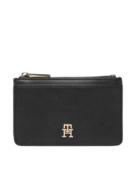 Tommy Hilfiger Peňaženka Tommy Hilfiger Th Icon Long Cc Holder AW0AW18867 Čierna