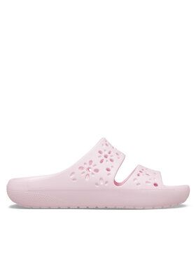 Crocs Шльопанці Crocs Classic Floral Cutout Sandal 210966 Рожевий