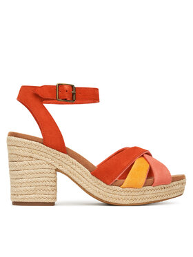 Toms Еспадрильї Toms Majorca Strappy 10021951 Червоний