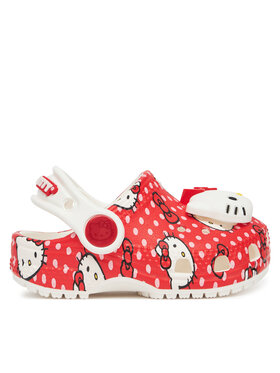 Crocs Šľapky Crocs Hello Kitty Red Classic Clog T 210577 Farebná