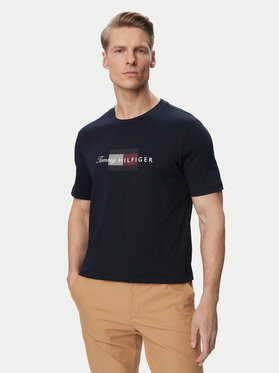 Tommy Hilfiger Tommy Hilfiger Camiseta MW0MW43226 Azul marino Regular Fit