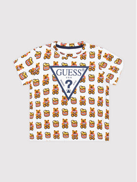 Guess Guess Póló H1YT00 K6YW1 Fehér Regular Fit