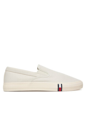 Tommy Jeans Sneakers aus Stoff Tommy Jeans Archive Vulc. Y2K Slip On EM0EM01675 Weiß