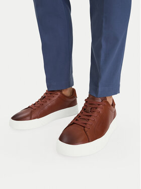 Tommy Hilfiger Sportcipők Tommy Hilfiger Th Court Core Cognac FM0FM05729 Barna