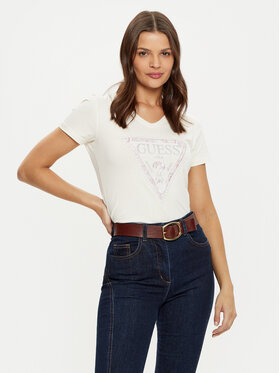Guess Guess Футболка W5RI21 J1314 Écru Regular Fit
