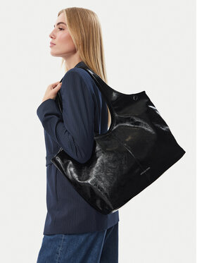 MICHAEL Michael Kors Дамска чанта MICHAEL Michael Kors Henly 30F6S51T3L Черен