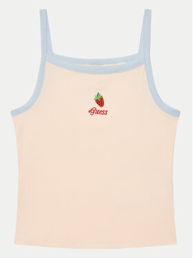 Guess Guess Τοπ J5GI07 KCU20 Ροζ Slim Fit