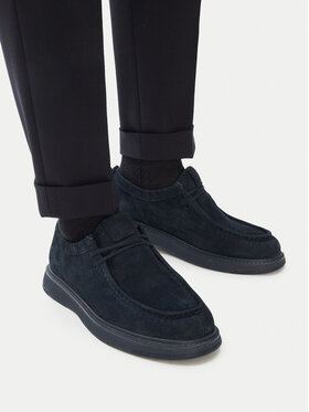 Tommy Hilfiger Scarpe basse Tommy Hilfiger Comfort Nubuck Moc Toe Shoe FM0FM05975 Blu scuro