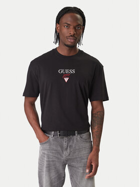 Guess Jeans Guess Jeans Футболка M6RI45 K8HM0 Чорний Oversize