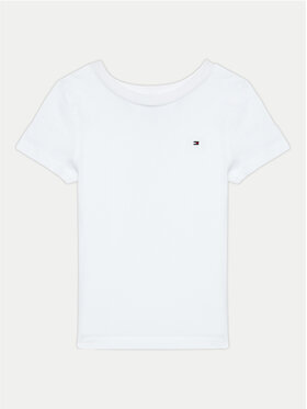 Tommy Hilfiger Tommy Hilfiger T-Shirt KB0KB04140 S Λευκό Regular Fit