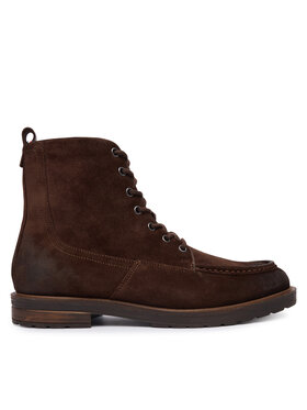 Tommy Hilfiger Šnurovacia obuv Tommy Hilfiger Cleated W Moc FM0FM05599 Hnedá