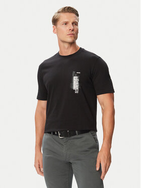 BOSS BOSS Camiseta 50571291 Negro Regular Fit