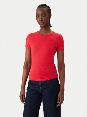 Tommy Jeans Tommy Jeans Camiseta DW0DW20459 Rojo Slim Fit