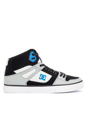 DC Shoes Sneakersy DC Shoes PURE HIGH-TOP WC ADYS400043-XKWB Sivá