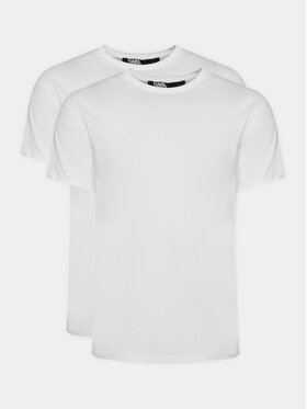KARL LAGERFELD KARL LAGERFELD Komplet t-shirt majic﻿ 765000 500298 Bela Slim Fit