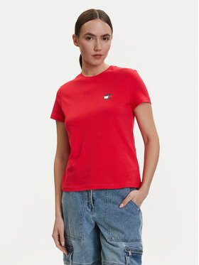 Tommy Jeans Tommy Jeans Camiseta DW0DW22274 Rojo Regular Fit