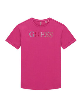 Guess Guess Camiseta J6GI33 J1314 Rosa oscuro Regular Fit