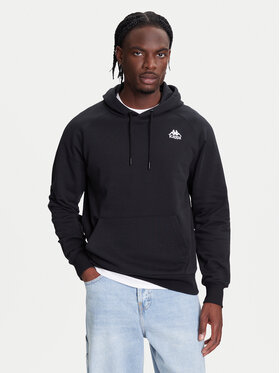Kappa Kappa Felpa Authentic 321W7GW Nero Regular Fit