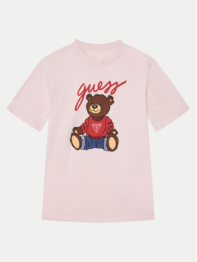 Guess Guess Футболка H4BJ06 I3Z14 Рожевий Regular Fit