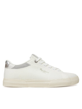 Pepe Jeans Снікерcи Pepe Jeans Kenton Knit PLS31601 Білий