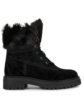 Geox Šnurovacia obuv Geox D Iridea D26HRT 022BH C9999 Čierna