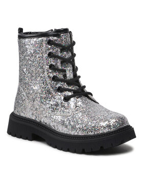 Nelli Blu Turistická obuv Nelli Blu CM211214-1 Stříbrná