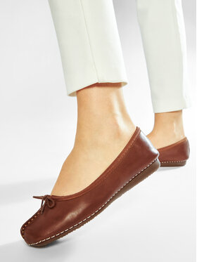 Clarks Балетки Clarks Freckle Ice 203529304 Коричневий