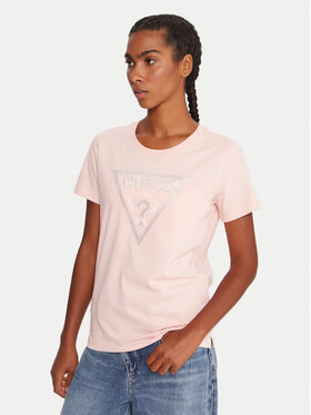 Guess Guess Camiseta W5BI18 I3Z14 Rosa Regular Fit