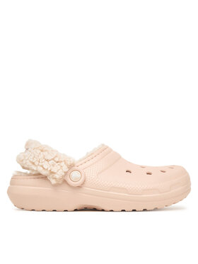 Crocs Шльопанці Crocs Classic Fleece Lined Clog Quartz 211396 Рожевий