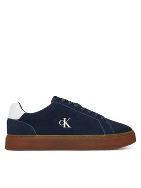 Calvin Klein Superge Calvin Klein Classic Cupsole Laceup Su YM0YM01434 Mornarsko modra