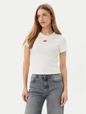 ONLY ONLY Футболка Daniella 15350554 Білий Slim Fit