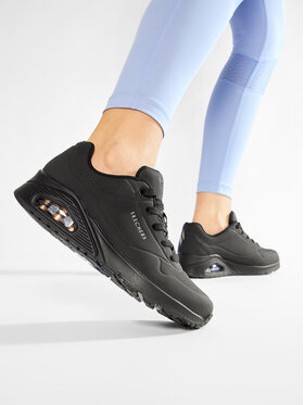 Skechers Снікерcи Skechers Uno-Stand On Air 73690/BBK Чорний