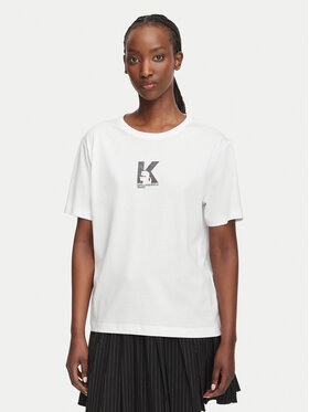 Karl Lagerfeld Jeans Karl Lagerfeld Jeans Camiseta B3W17018 Blanco Regular Fit