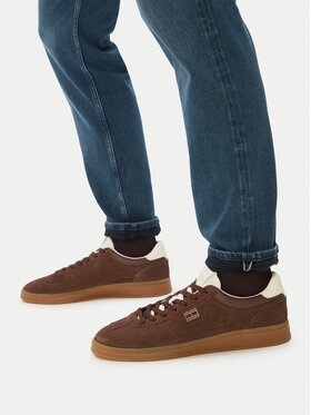 Tommy Jeans Tenisice Tommy Jeans The Greenwich Edge Suede EM0EM01732 Tamno smeđa