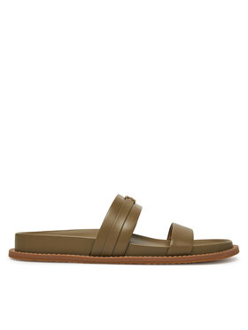 MICHAEL Michael Kors Iešļūcenes MICHAEL Michael Kors Mandy Flat Sandal 40S5MAFS2L Zaļš