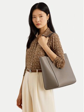 LAUREN RALPH LAUREN Handtasche LAUREN RALPH LAUREN Large Cameryn 431960183009 Braun