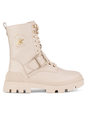 Beverly Hills Polo Club Šnurovacia obuv Beverly Hills Polo Club V12-793 Béžová