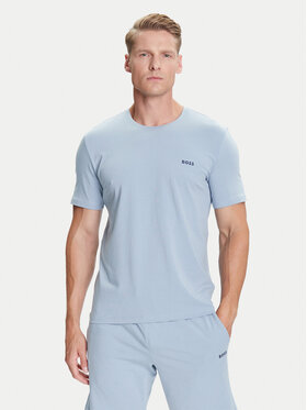 BOSS BOSS Camiseta Mix&Match 50515312 Celeste Regular Fit