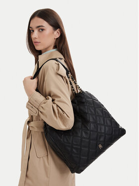 Tommy Hilfiger Torebka Tommy Hilfiger Th Feminine Tote AW0AW18719 Czarny
