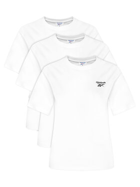Reebok Reebok Комплект футболок RK25194CCW Білий Regular Fit