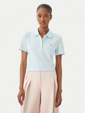 Tommy Hilfiger Tommy Hilfiger Polo WW0WW43225 Azul claro Regular Fit