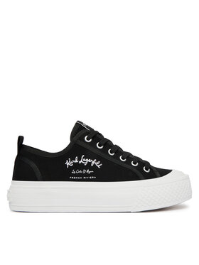KARL LAGERFELD Кеди KARL LAGERFELD Kampus Max V KL60516 Чорний