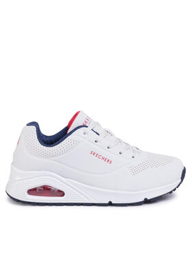 Skechers Snīkeri Skechers Uno Stand On Air 73690/WNVR Balts