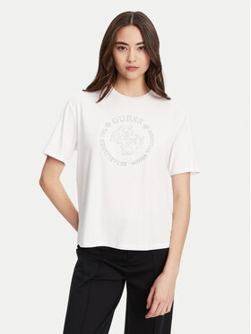 Guess Guess Camiseta V5YI05 KCOA2 Blanco Regular Fit