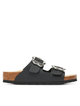 Birkenstock Шльопанці Birkenstock Arizona Flower Buckle Kids 1029844 S Чорний