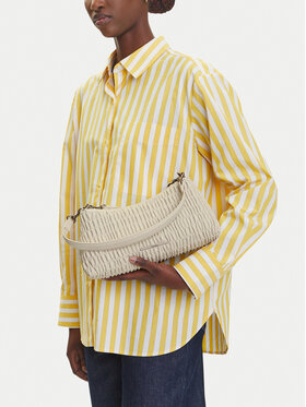 Calvin Klein Jeans Borsetta Calvin Klein Jeans Rouched Shoulder Bag LV04K3088G Écru