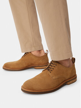 Clarks Туфлі Clarks Aldwin Lace 26186448 Коричневий