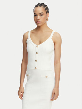 Guess Guess Marškinėliai W5YR10 Z0130 Balta Regular Fit