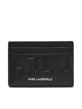 KARL LAGERFELD Pouzdro na kreditní karty KARL LAGERFELD A1M32098 Černá